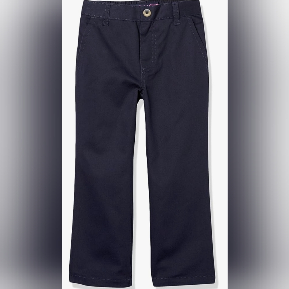 French Toast Uniform Pants Girls' Pull-on Twill Gray Big Girls Size 16